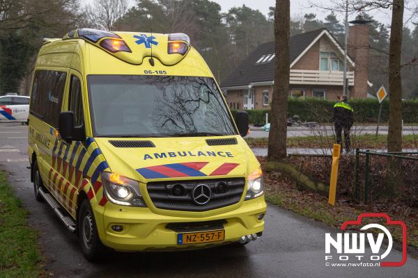 Fietsster raakt gewond op beruchte oversteekplaats N309 Eperweg ’t Harde. - © NWVFoto.nl