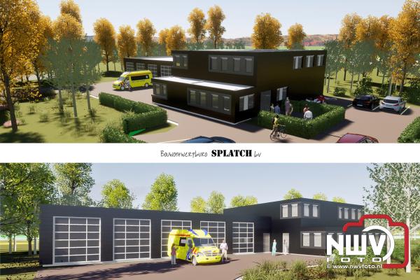 De nieuwe ambulancepost in de gemeente Elburg zal in 2022 gebouwd worden op de oude ANWB locatie naast de A28 op 't Harde. - © NWVFoto.nl