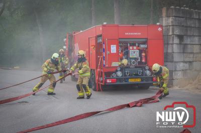 Beveiligingssysteem met warmtecamera's voorkomt grote brand recyclinghal van Werven in Oldebroek. - © NWVFoto.nl