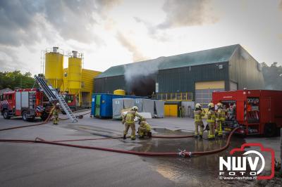 Beveiligingssysteem met warmtecamera's voorkomt grote brand recyclinghal van Werven in Oldebroek. - © NWVFoto.nl