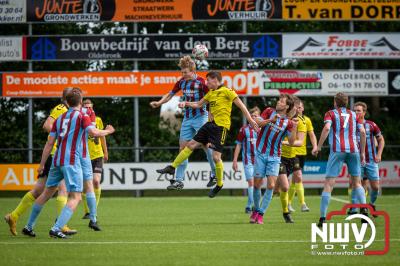 Vsco'61 behoud deze week de drie punten in Oosterwolde en stelt spelen de 2e klasse hiermee veilig. - © NWVFoto.nl