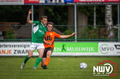 In Doornspijk was DSV'61 niet opgewassen tegen SC Rouveen. - © NWVFoto.nl