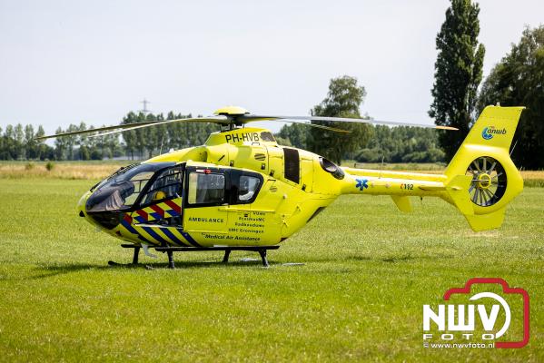 Traumahelikopter ingezet voor incident met paard in Epe - © NWVFoto.nl
