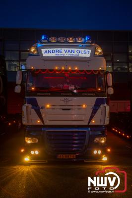 Meer dan 50 gepimpte trucks stonden te pronken op industrieterrein De Koekoek op 't Harde. - © NWVFoto.nl