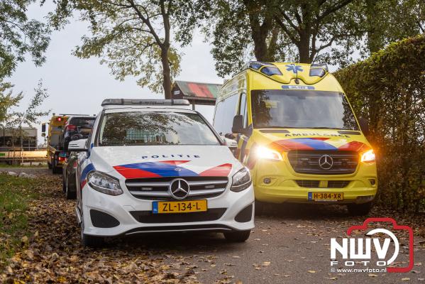 Inzittende raakt gewond bij ongeval Flevoweg in Elburg - © NWVFoto.nl