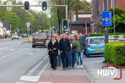 Kranslegging en herdenking 4 mei 't Harde. - © NWVFoto.nl