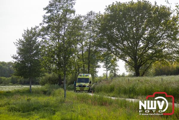 Politie roept versterking op na ongeval Bovenweg in Nunspeet - © NWVFoto.nl