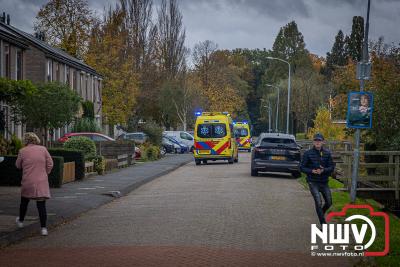 Medische inzet in Doornspijk waar bij ook een traumahelikopter is ingezet, trok zaterdag veel belangstelling. - © NWVFoto.nl