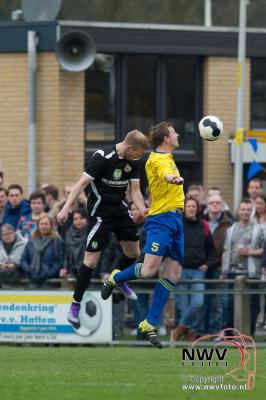 02-04-2016 Stads derby vv Hattem - Hatto Heim eindigt in een 2-2 gelijk spel in Hattem. - © NWVFoto.nl