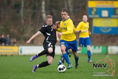 02-04-2016 Stads derby vv Hattem - Hatto Heim eindigt in een 2-2 gelijk spel in Hattem. - © NWVFoto.nl