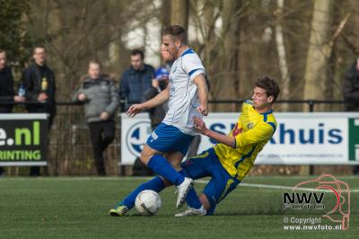 Voetbal derby in de 3e klasse C Hatto Heim tegen Wzc eindigd in een 2-2 gelijkspel  - © NWVFoto.nl