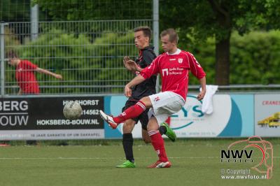 In de nacompetitie zijn vv Hulshorst tegen vv Oene niet verder gekomen dan een gelijk spel - © NWVFoto.nl