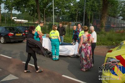 Ongeval letsel fietser met auto Wolkamerweg  Lomodisweg 'tHarde - © NWVFoto.nl