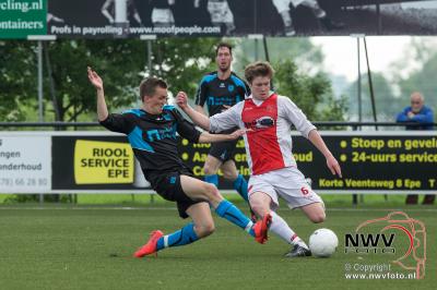 In de nacompetitie is het vv Oene gelukt thuis via strafschoppen te winnen van vv Hulshorst. - © NWVFoto.nl