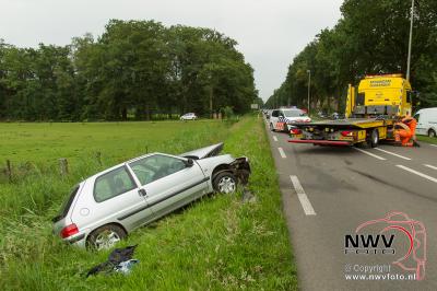 Ongeval meerdere auto's Zuiderzeestraatweg N308 58,5 Wezep - © NWVFoto.nl