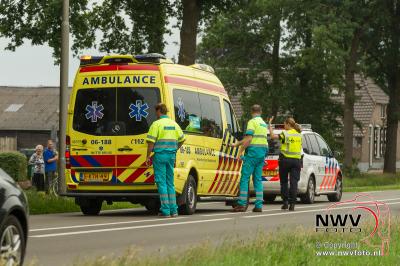 Ongeval meerdere auto's Zuiderzeestraatweg N308 58,5 Wezep - © NWVFoto.nl