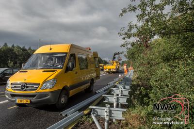 Inhijsen liggers viaduct 't Harde N309-A28 noordelijkdeel. - © NWVFoto.nl