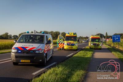 Meisje zwaargewond bij verkeersongeval op de Gerichtenweg Elburg. - © NWVFoto.nl