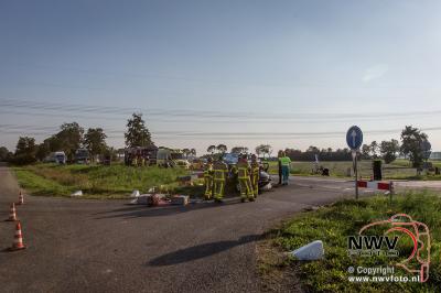 Motorrijder komt om het leven op Kamperstraat Kamperveen. - © NWVFoto.nl
