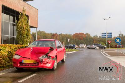 Forse schade bij ongeval Eperweg N309 met Energieweg 't Harde - © NWVFoto.nl