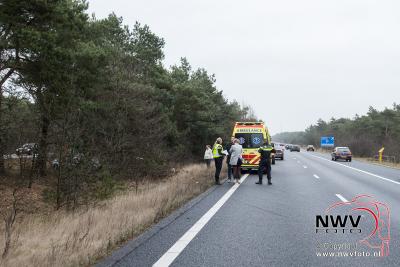 Geen letsel bij eenzijdig ongeval A28 Re 67,8 Nunspeet - © NWVFoto.nl