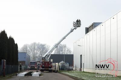 Brand in droogtunnel bij VNK Biddinghuizen - © NWVFoto.nl