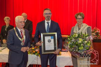 Afscheid burgemeester Frans de Lange in tHuiken Elburg. - © NWVFoto.nl