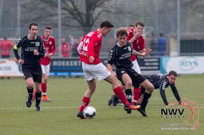 Gemeentelijke derby Hulshorst tegen Elspeet in evenwicht. - © NWVFoto.nl