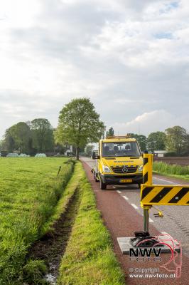 Berging landbouwvoertuig aan de Mheneweg Zuid Oldebroek. - © NWVFoto.nl