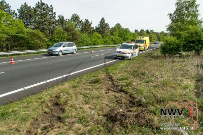 Eenzijdig ongeval A28 Li 67.1 Nunspeet - © NWVFoto.nl