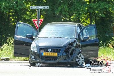 Bestuurder ziet tegenligger op Tongerenseweg Epe over het hoofd. - © NWVFoto.nl