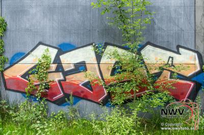 Natuur en Graffiti gaat dit samen. - © NWVFoto.nl