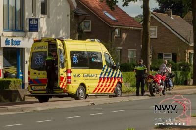 Eenzijdig ongeval motorrijder op Zuiderzeestraatweg Doornspijk. - © NWVFoto.nl