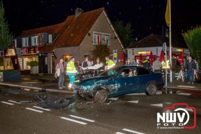 Frontale botsing op de N309 Eperweg t.h.v. Kaerweg op 't Harde. - © NWVFoto.nl