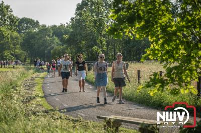 Avondwandel vierdaagse Doornspijk dinsdagavond 2018. - © NWVFoto.nl