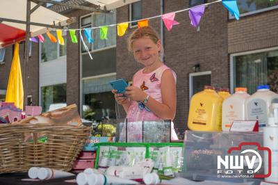Kleedjesmarkt en braderie en heel warm, tijdens de Oostendorperdagen op zaterdag - © NWVFoto.nl