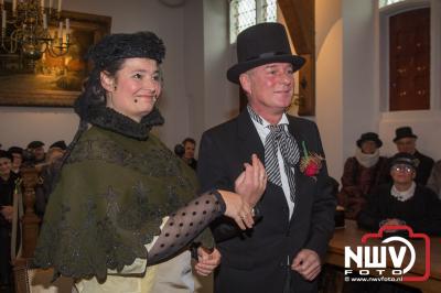 Winter in de Vesting huwelijk tussen Egbert Bos en Anne-Marie van Hout. - © NWVFoto.nl