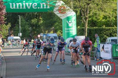 Bianca Rozenboom en Ingmar Berga winnaars bij de KNSB marathon Cup 3 op 'tHarde. - © NWVFoto.nl