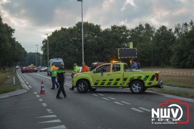 Veel inzet van hulpdiensten bij het ongeval op de N309 Eperweg 't Harde. - © NWVFoto.nl