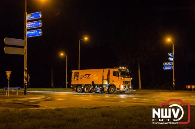 Bij een ongeval op de kruising  Biddingringweg met de Elburgerweg bij Dronten, is een persoon om het leven gekomen. - © NWVFoto.nl