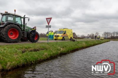 Fietser aangetroffen langs de Huisdijk Hoge Enk - © NWVFoto.nl