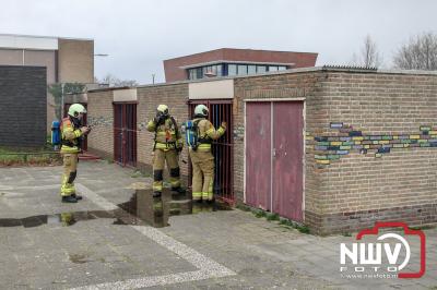 Brand in bijgebouw Vooronder Elburg - © NWVFoto.nl