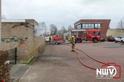 Brand in bijgebouw Vooronder Elburg - © NWVFoto.nl