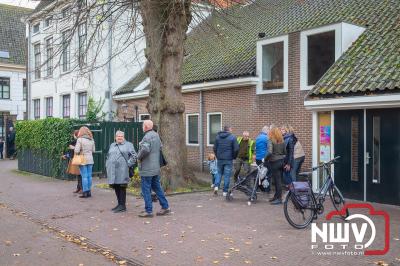 Wim Hengeveld had de wens om nog een keer vanaf kerkhoogte over Elburg te kijken. - © NWVFoto.nl